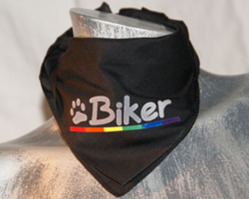 Biker - schwarzes Bandana