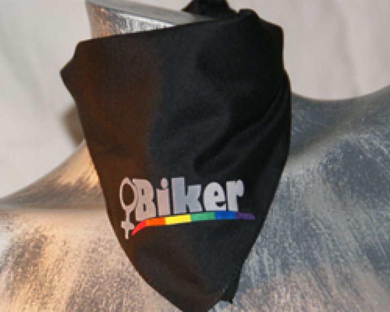 Biker - schwarzes Bandana