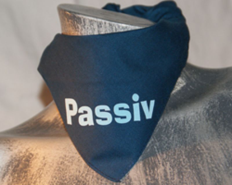 Passiv - royalblaues Bandana