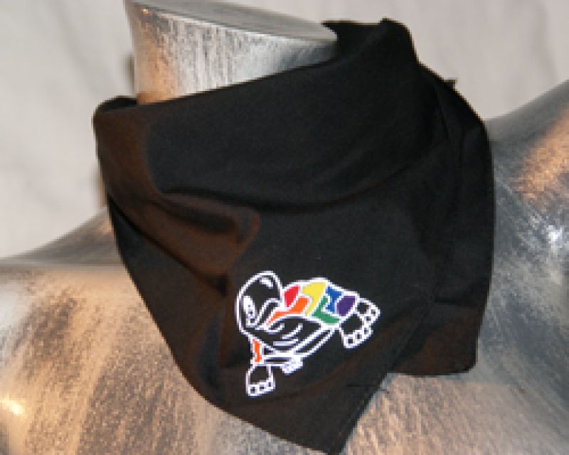 Schildkröte - schwarzes Bandana