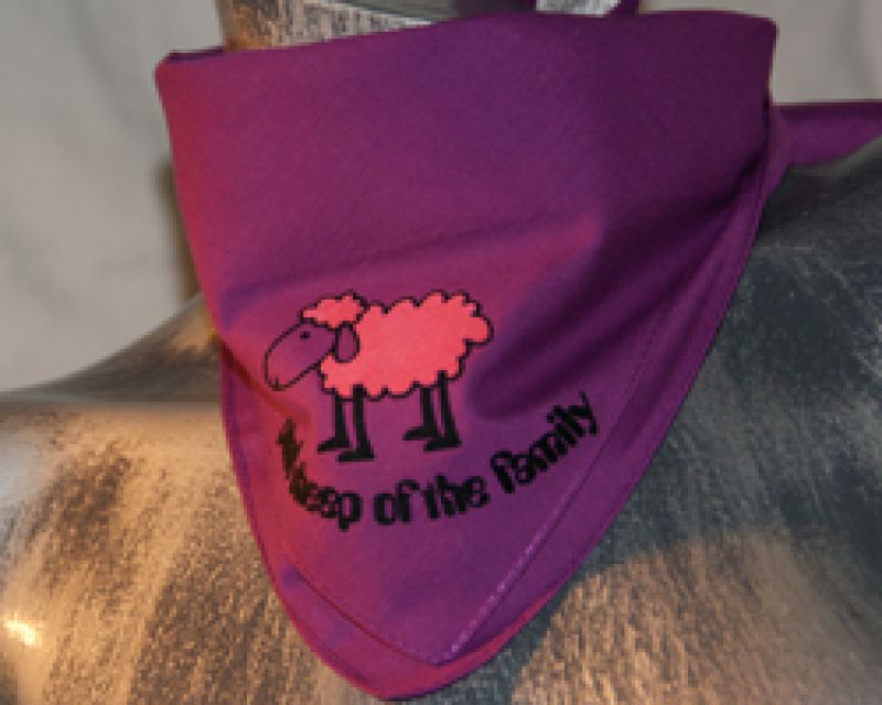 PinkSheep - lila Bandana