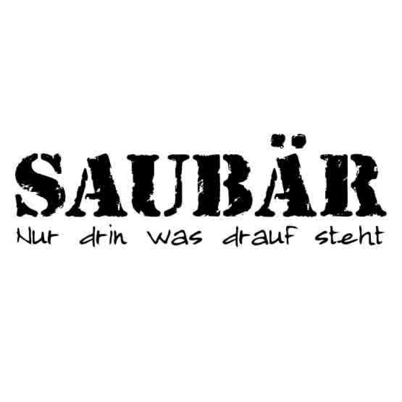 Saubär schwarz