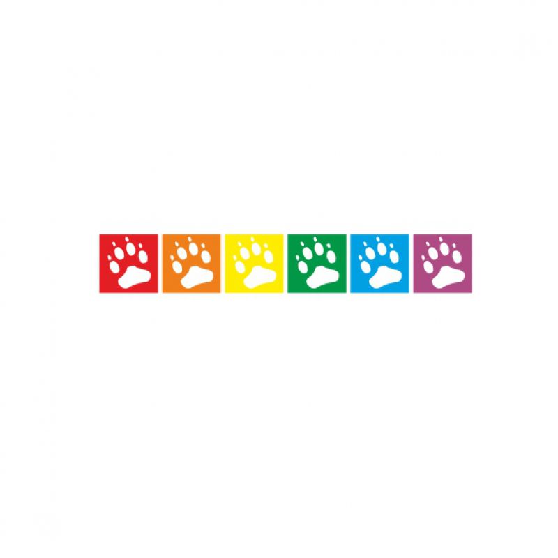 Pfoten Regenbogen