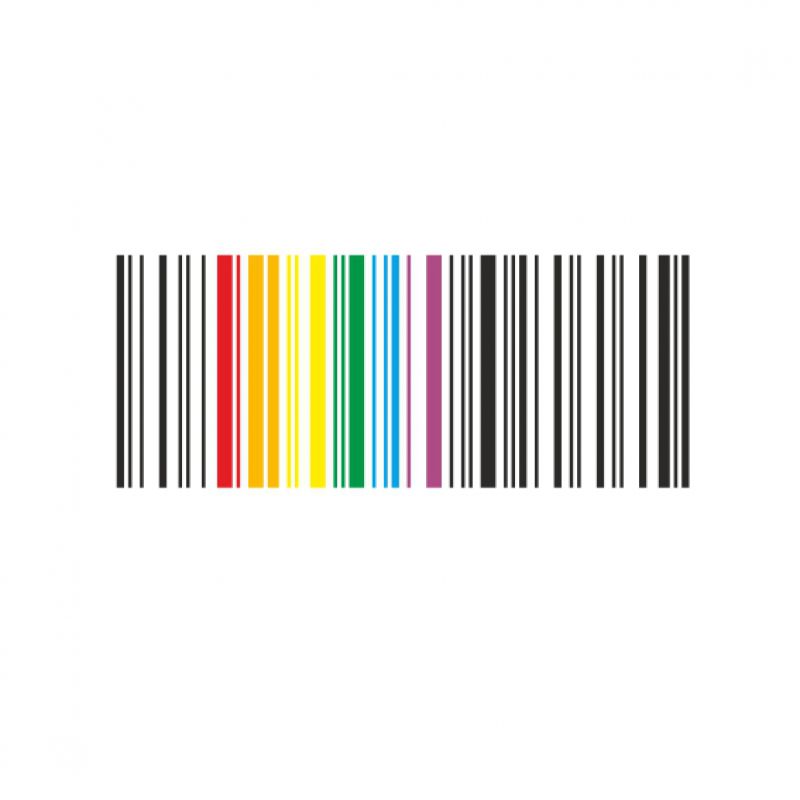 BarCode Linien schwarz