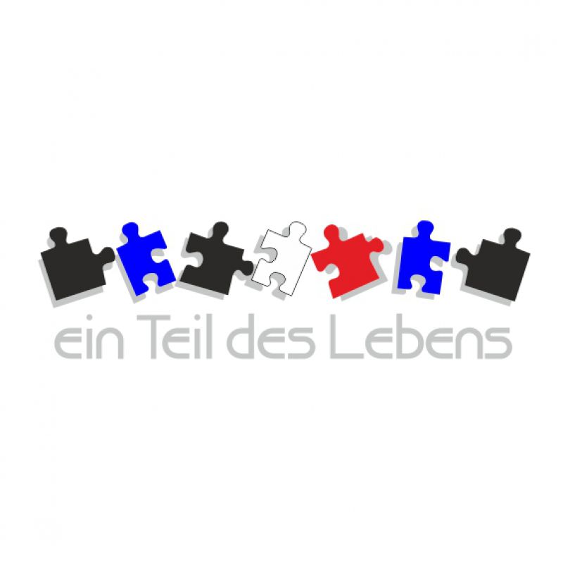 Ein Teil des Lebens Puzzle Leder silber