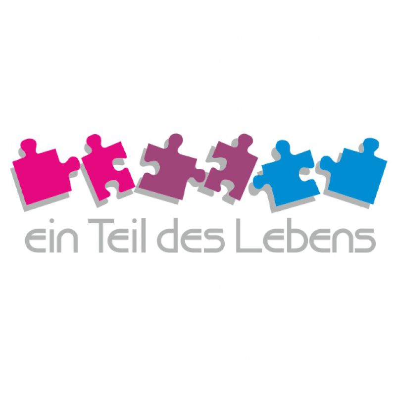 Teil des Lebens Puzzle Bi silber