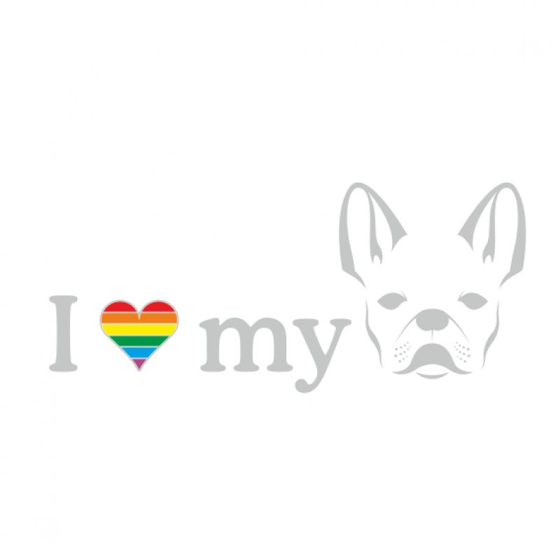 I love my Dog - silber