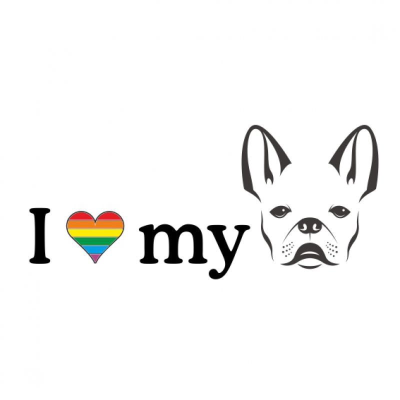 I love my Dog - schwarz