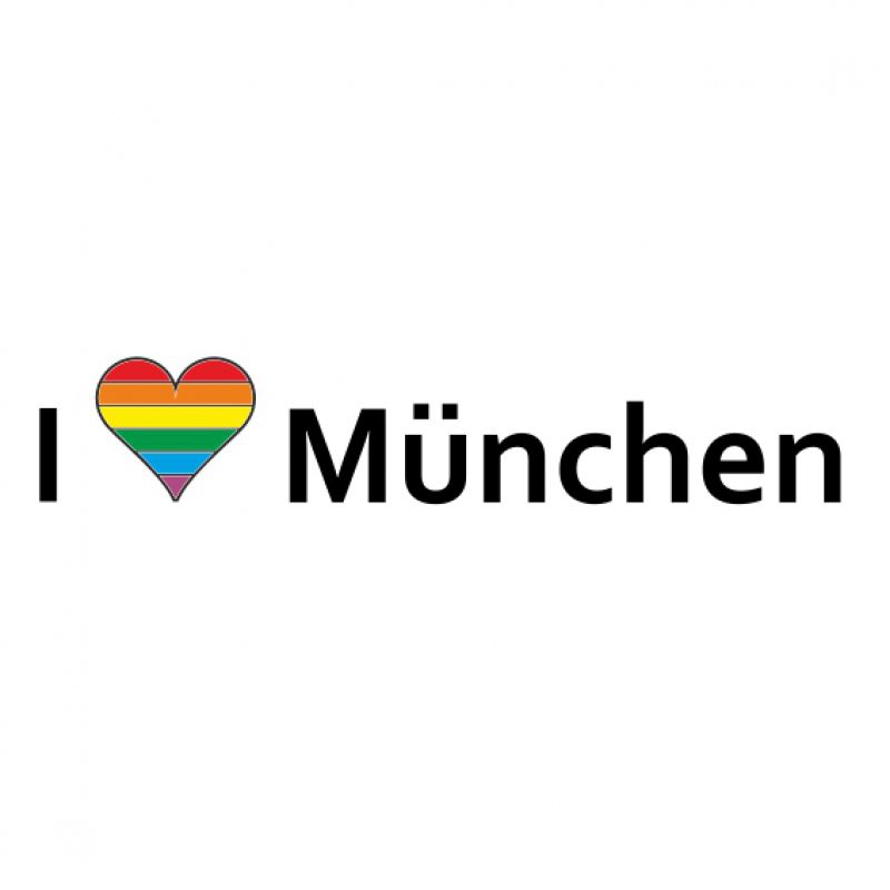 I love München - schwarz