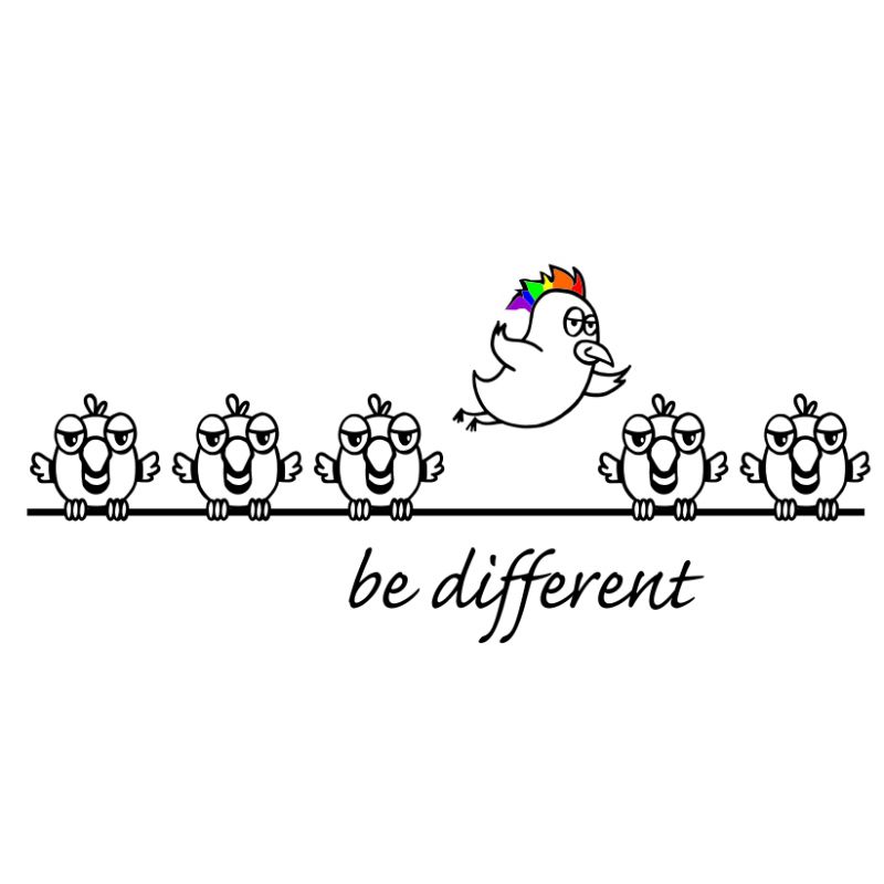 be different - schwarz