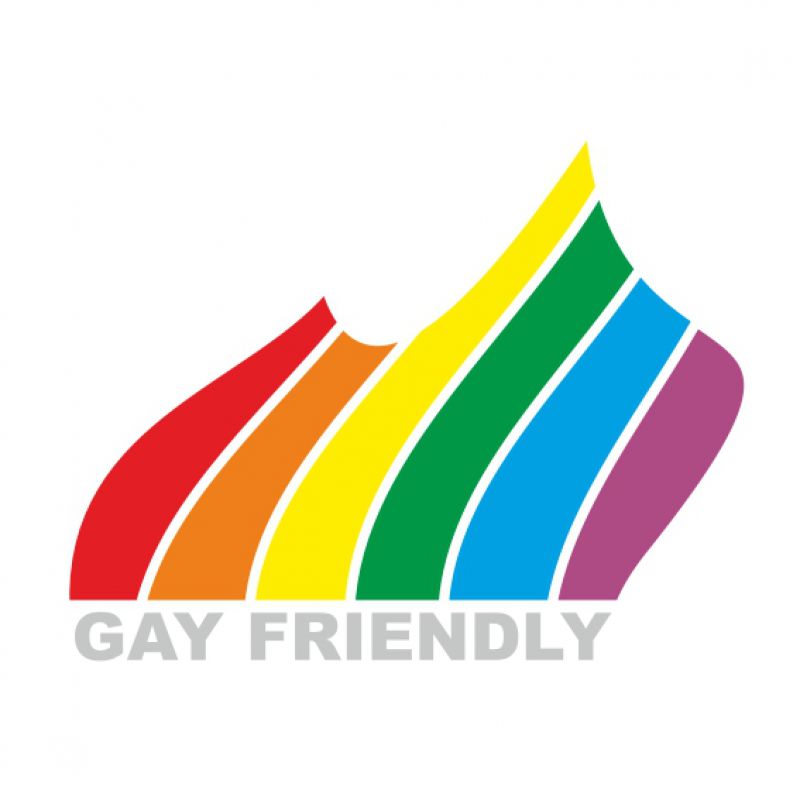 Gay friendly - silber