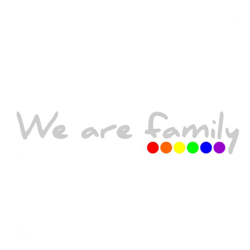 we are family - silber