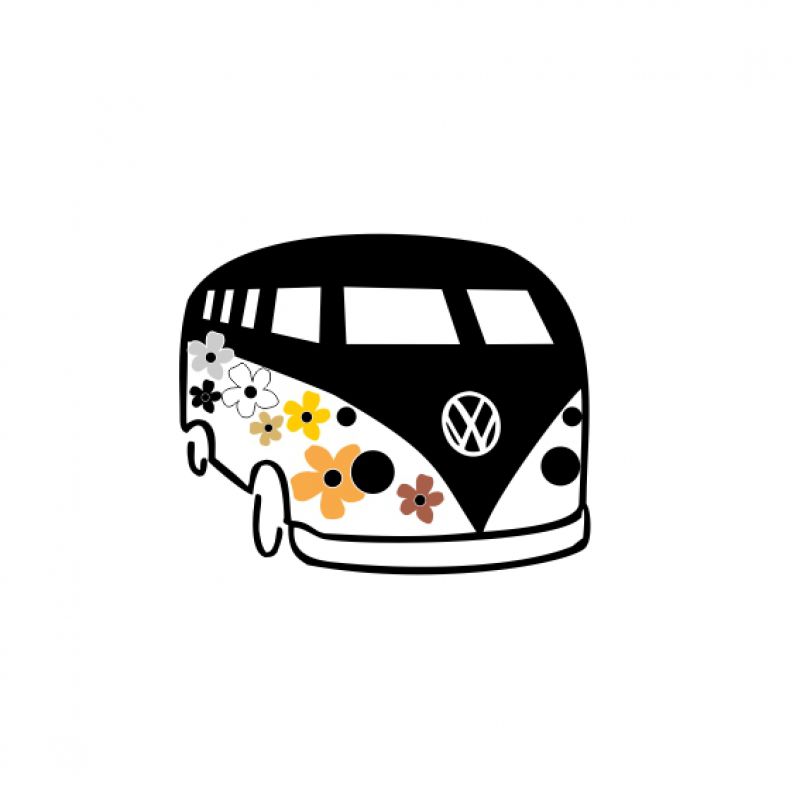 RetroBus Bären schwarz