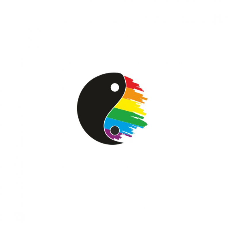 YingYang schwarz