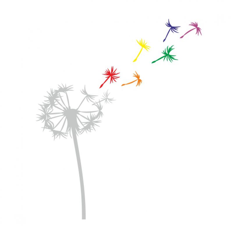 Pusteblume silber