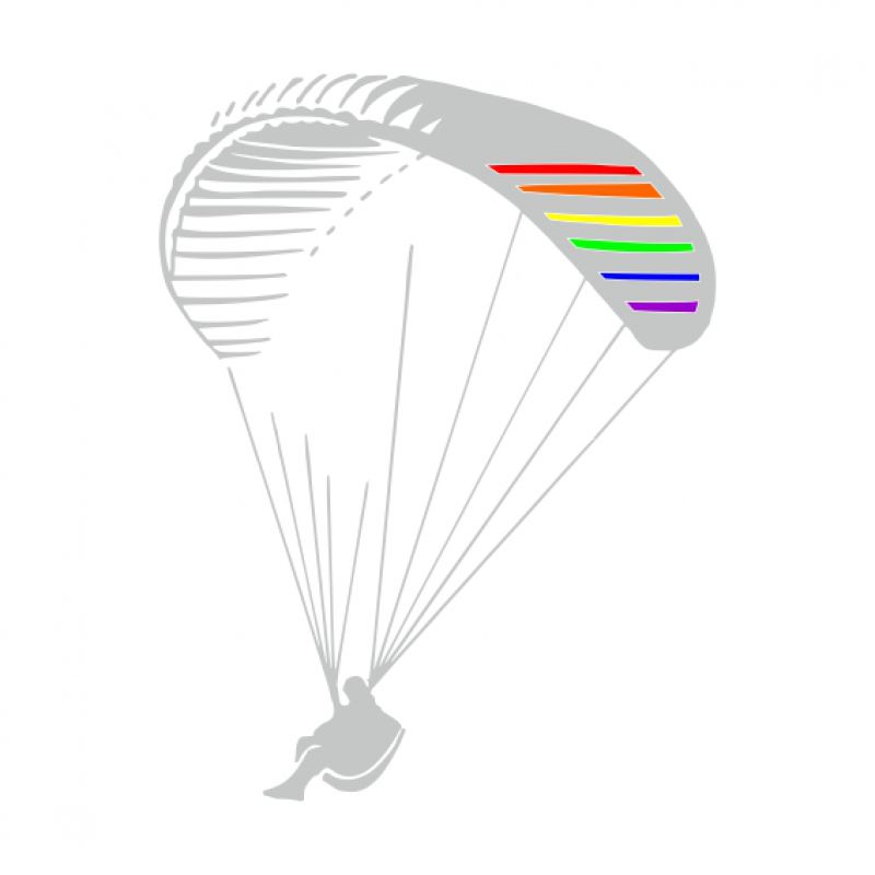 Paraglider silber