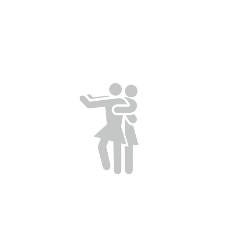 Frauenpaar tanzt - silber