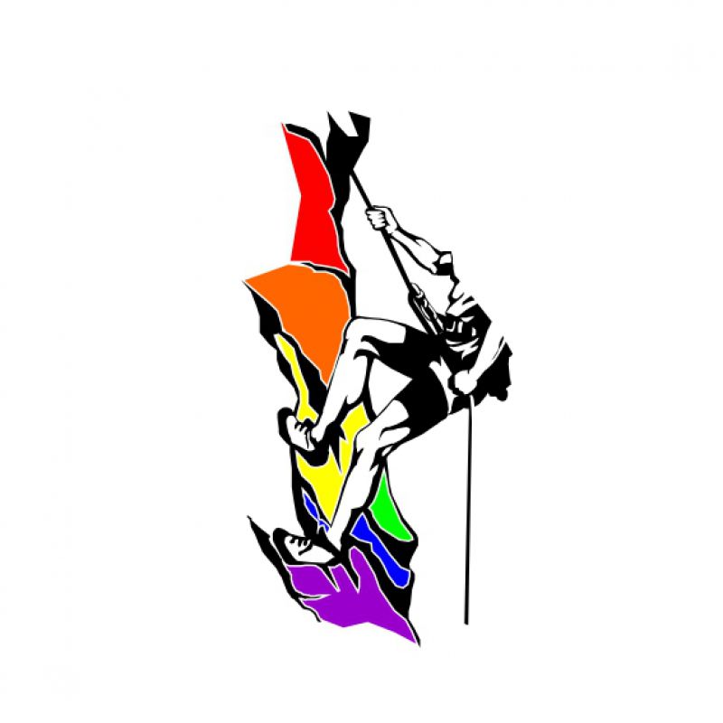 Klettern schwarz