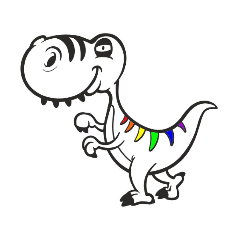 T-Rex schwarz
