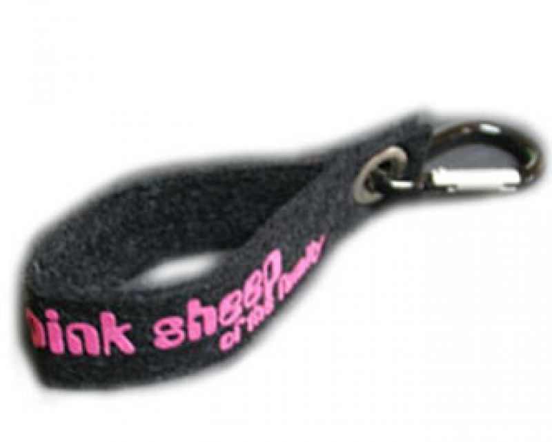 Pink sheep of the loom - Filz schwarz