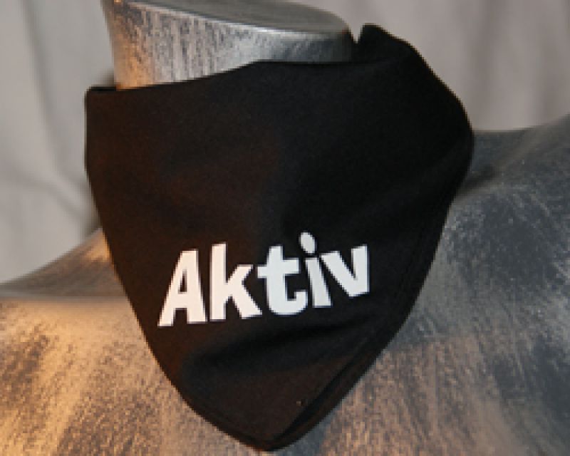 Aktiv - schwarzes Bandana