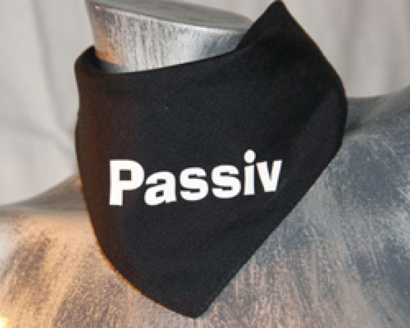 Passiv - schwarzes Bandana