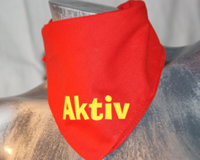 Aktiv - rotes Bandana