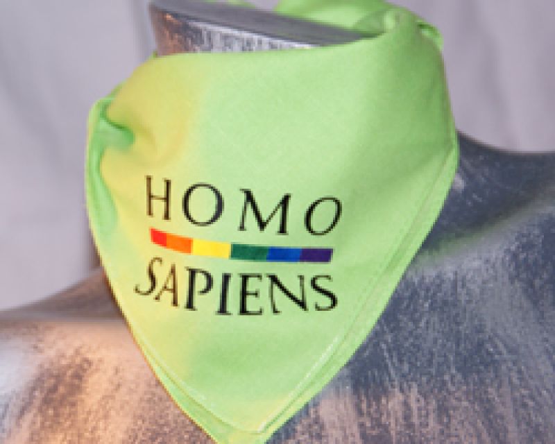 HomoSapiens - hellgrünes Bandana