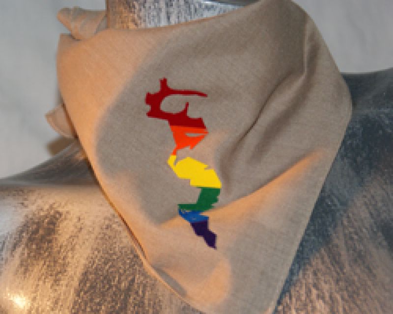 Wirbel - beiges Bandana