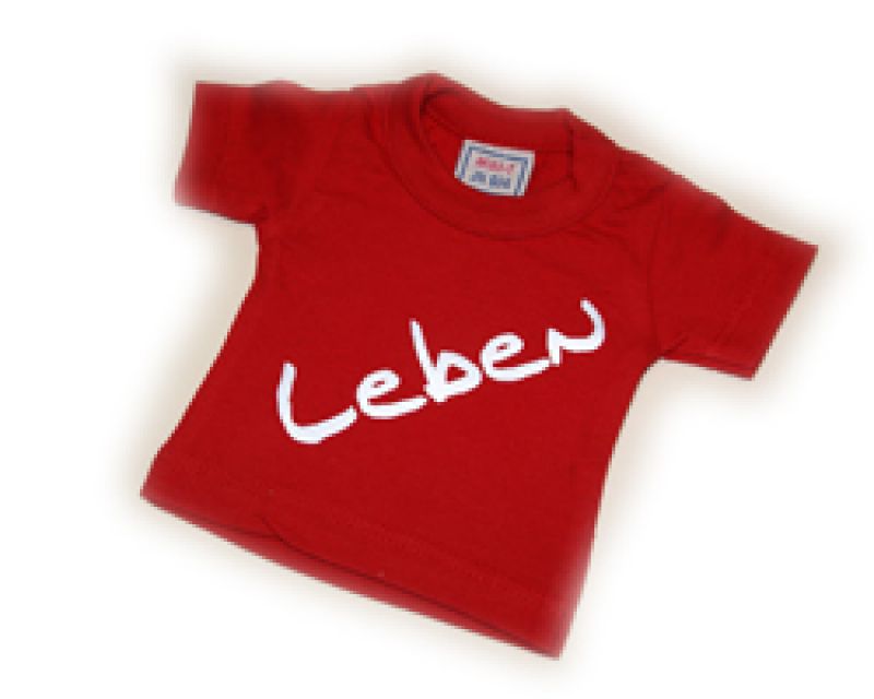 MiniShirt Leben - rot