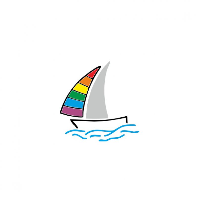 Segeln schwarz