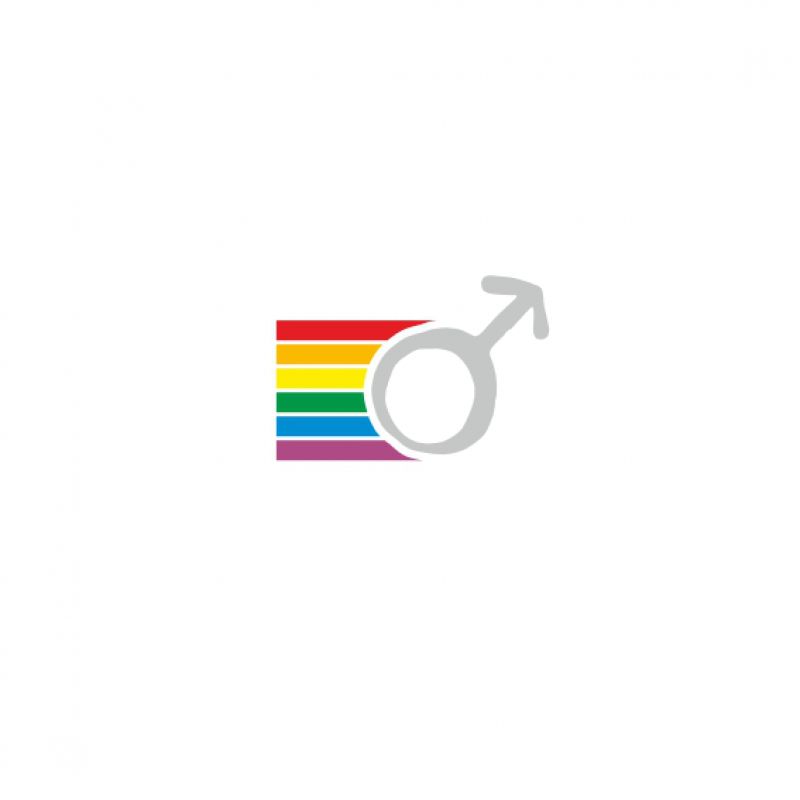 Mars silber auf Regenbogen