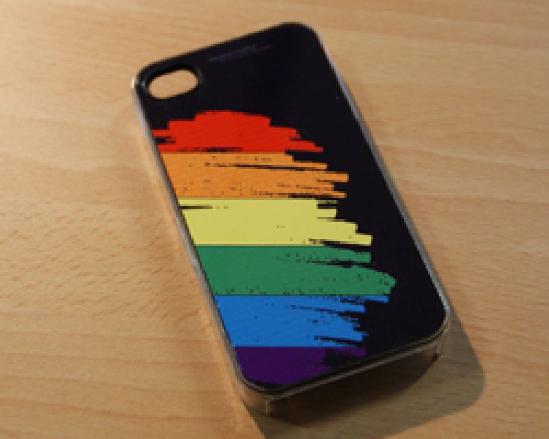 Regenbogen Schale transparent