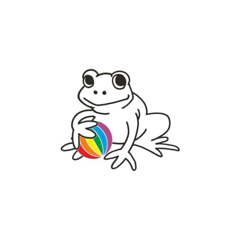 Frosch schwarz