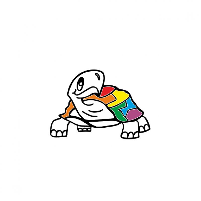 Schildkröte schwarz