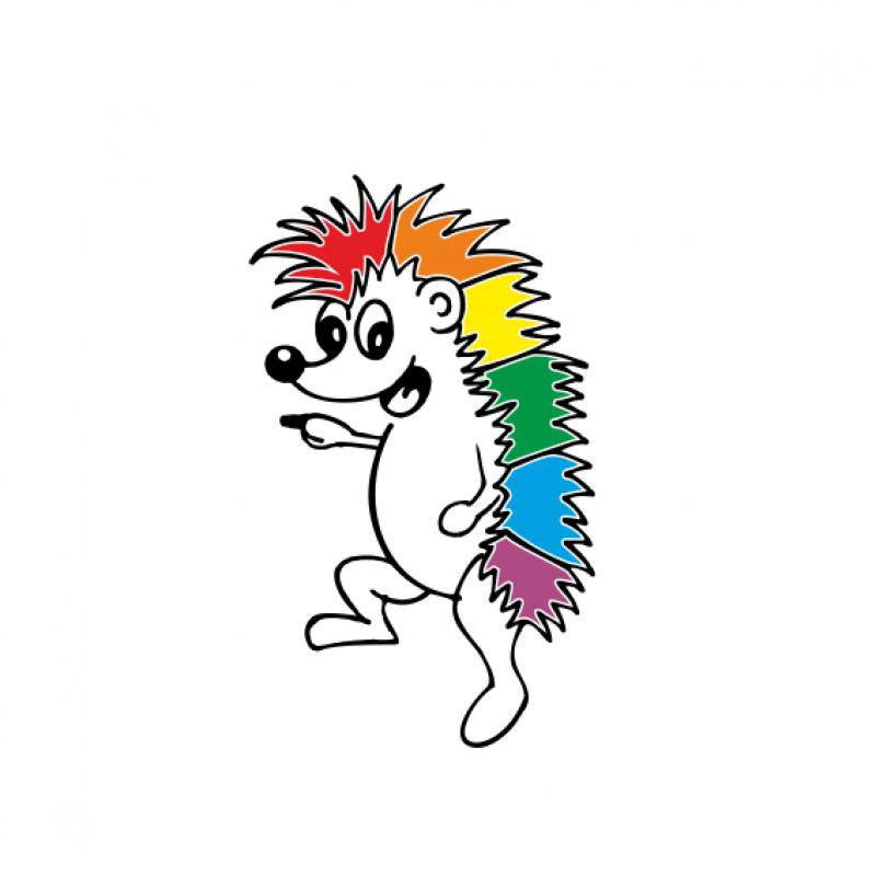 Igel Mekki schwarz