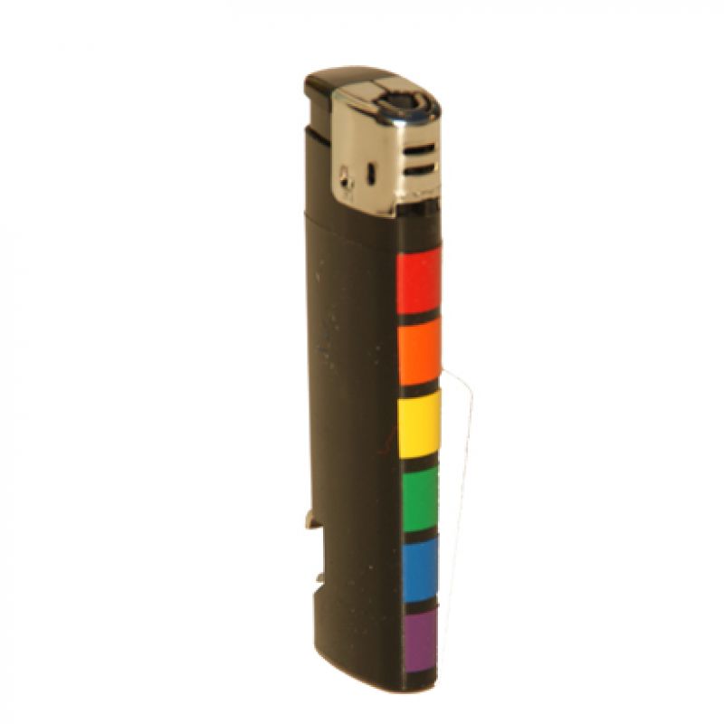 mit Regenbogenfarben