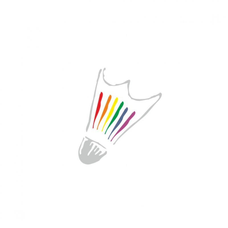 Badmintonball silber