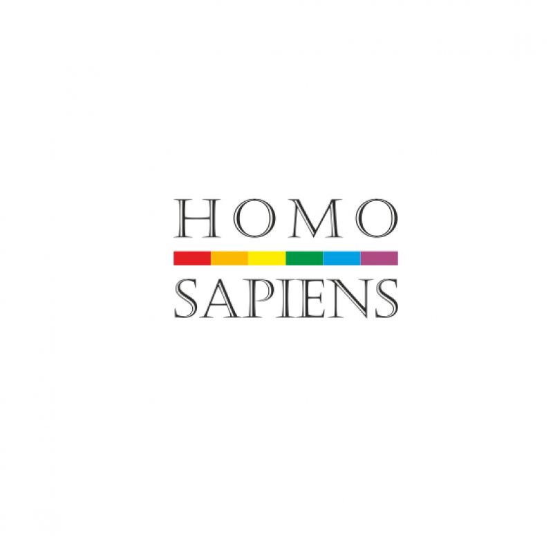 HomoSapiens Regenbogen klein schwarz