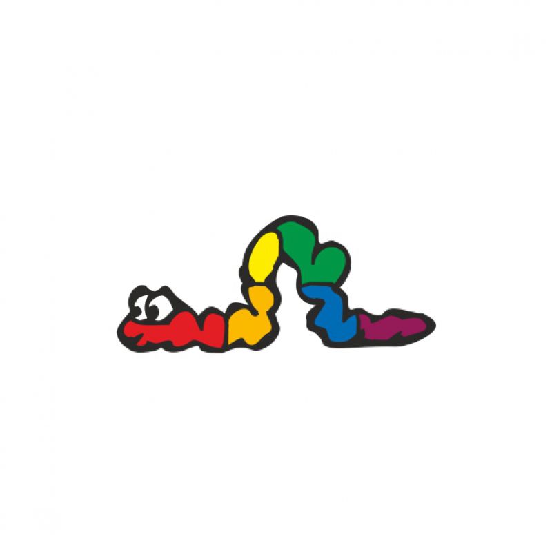 Wurm schwarz