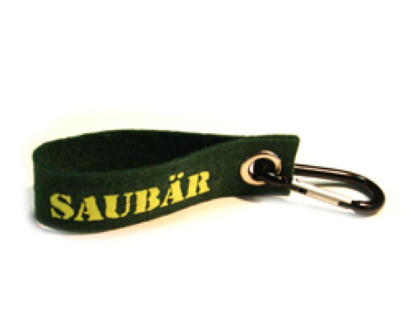 Saubär - Filz dunkelgrün
