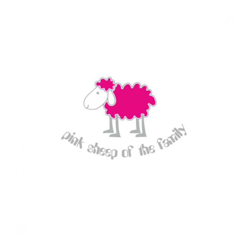 Pink Sheep halbrund silber