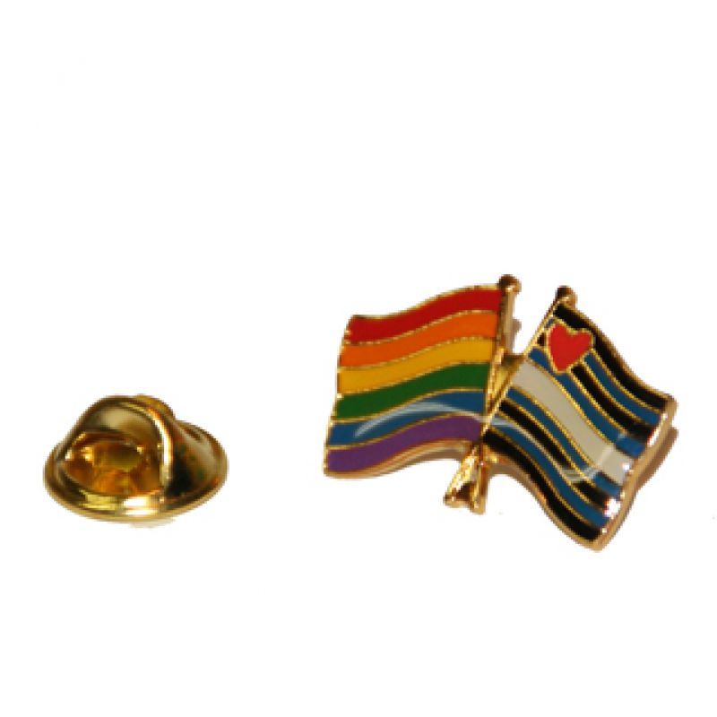 Regenbogen-& LederFahne