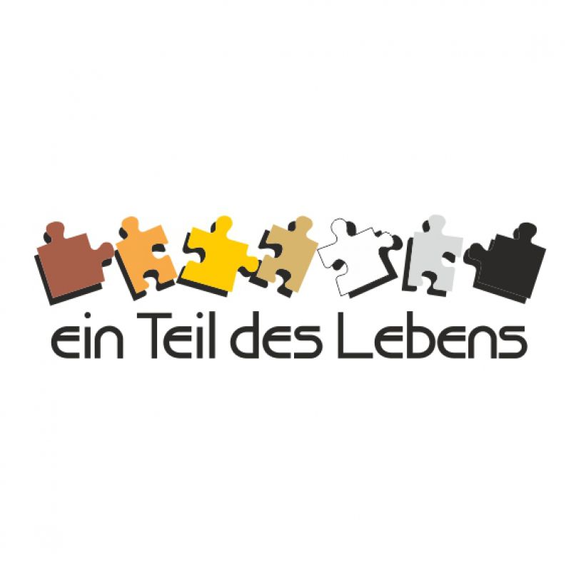 Ein Teil des Lebens Puzzle Bären schwarz