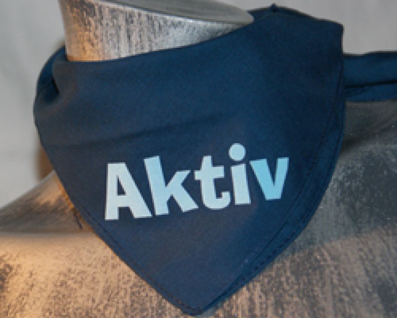 Aktiv - dunkelblaues Bandana