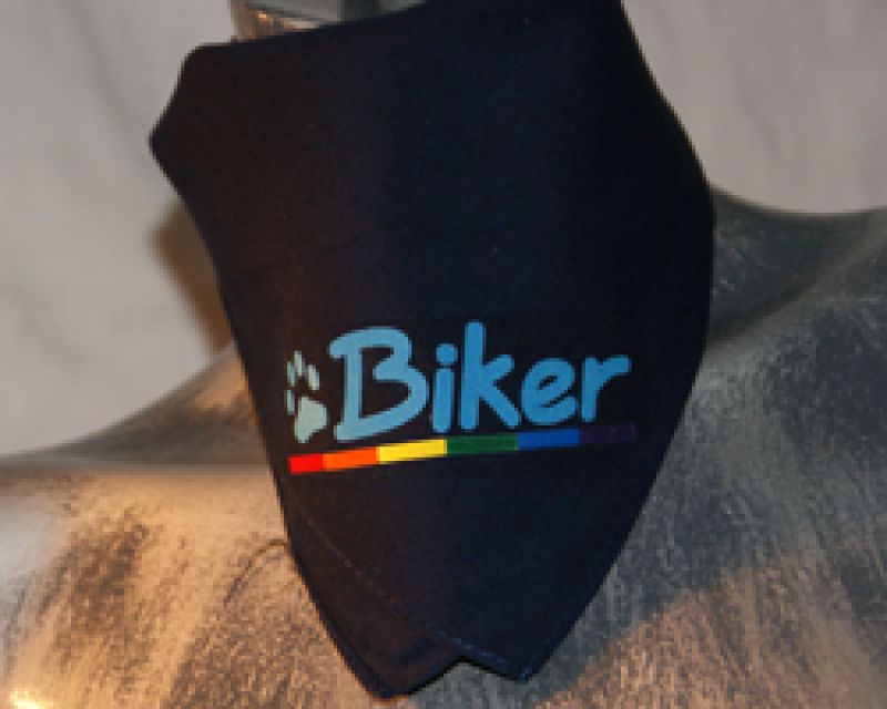Biker - schwarzes Bandana
