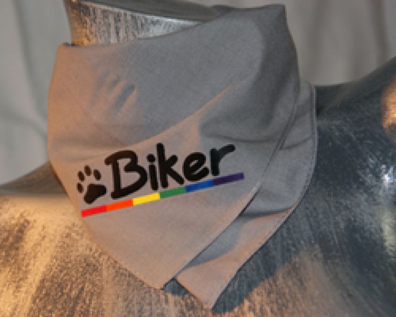 Biker - hellgraues Bandana