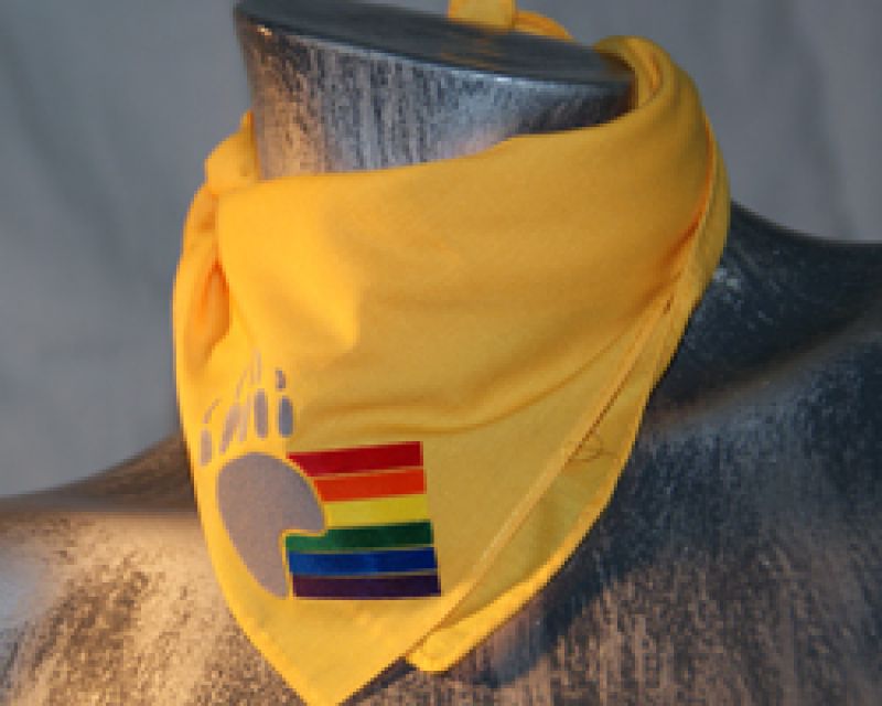 Tatze - gelbes Bandana